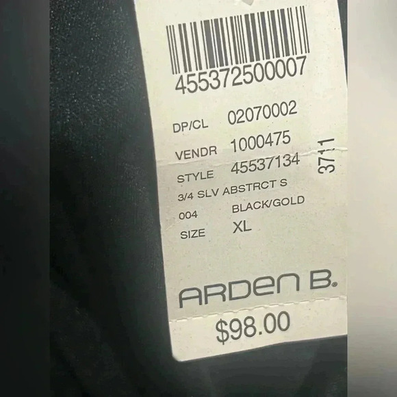 Black and gold sequin dress by Arden B. NWT SIZE XL - Picture 5 of 14